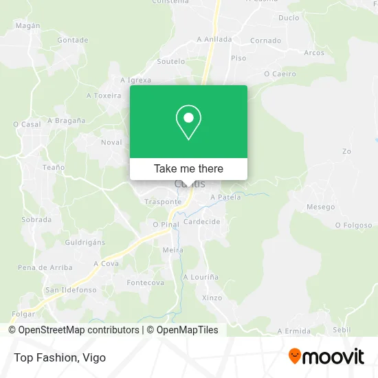 Top Moda map