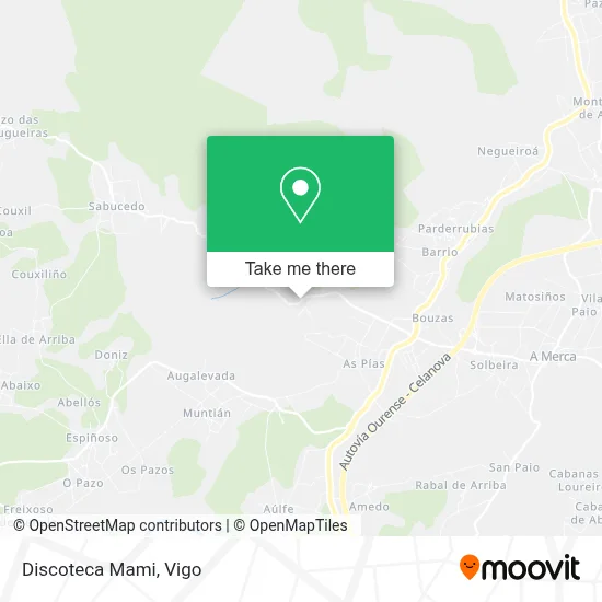 mapa Discoteca Mami