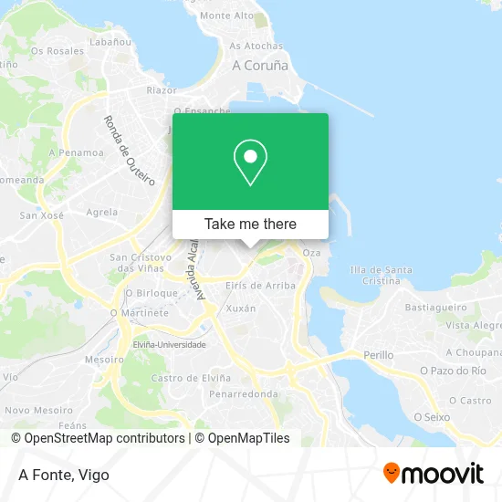 A Fonte map