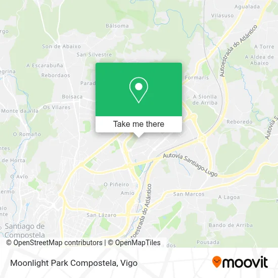 Moonlight Park Compostela map