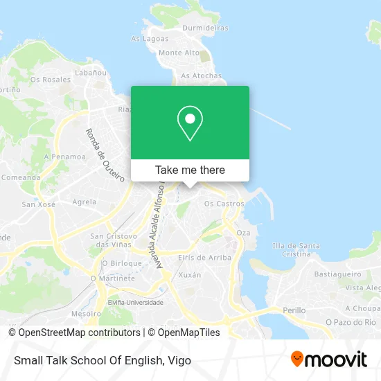 Small Talk School Of English map