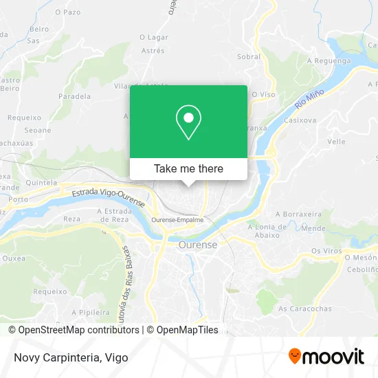 Novy Carpinteria map