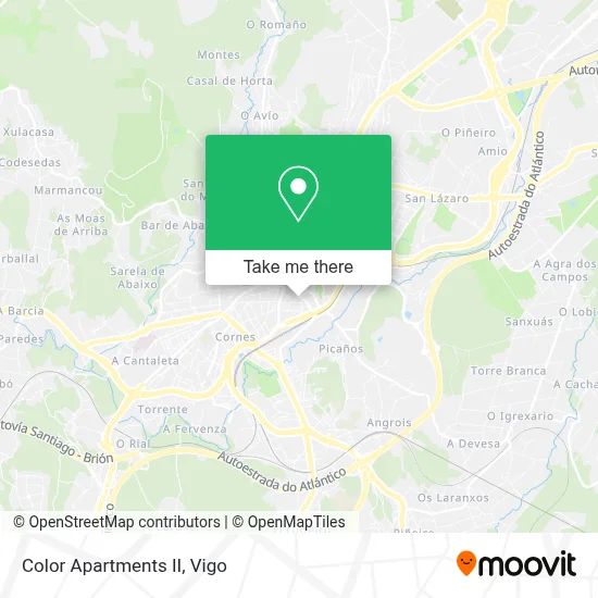 Color Apartments II map