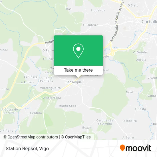 Station Repsol map
