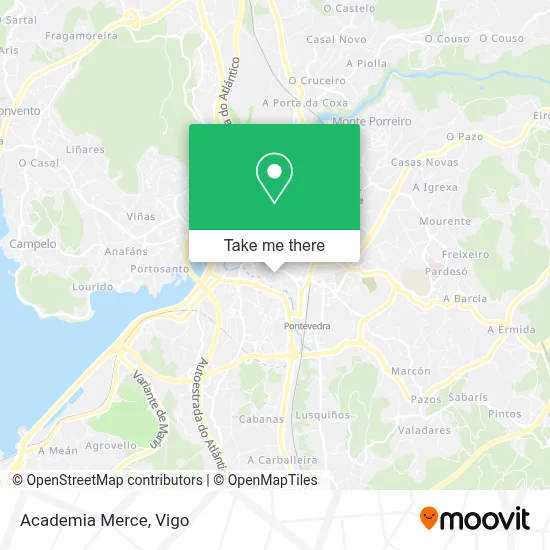 Academia Merce map