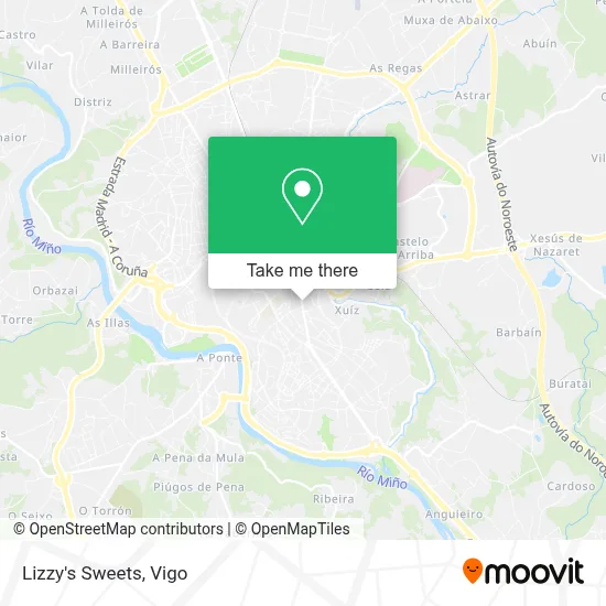 Lizzy's Sweets map