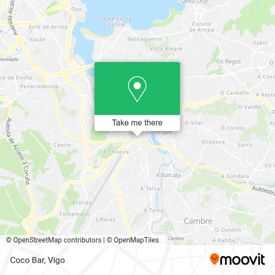 Coco Bar map