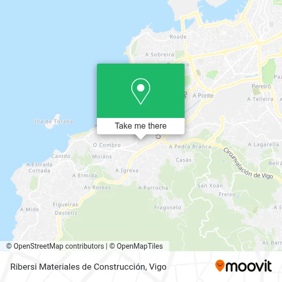 Ribersi Materiales de Construcción map
