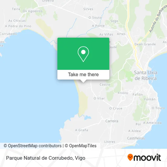 Parque Natural de Corrubedo map