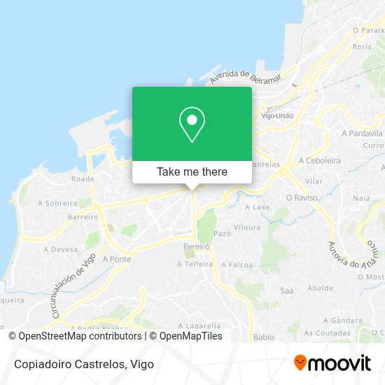 Copiadoiro Castrelos map