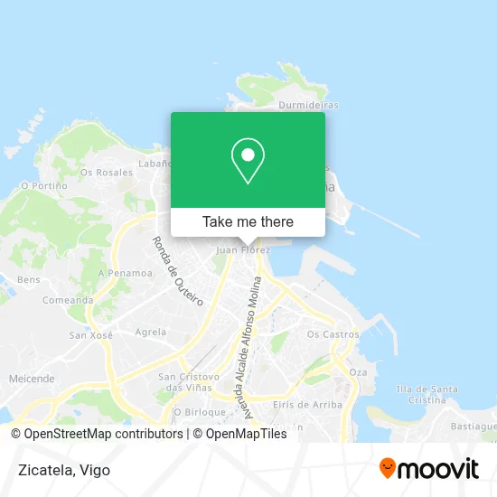 Zicatela map