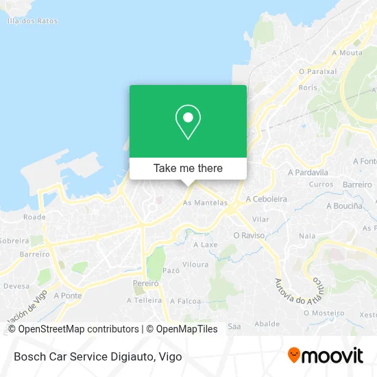 Bosch Car Service Digiauto map
