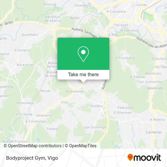 Bodyproject Gym map