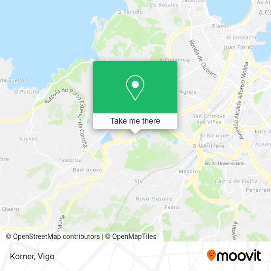 Korner map