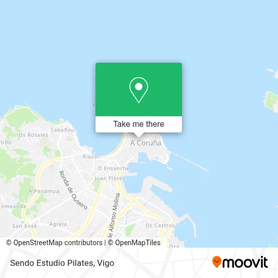 Sendo Estudio Pilates map