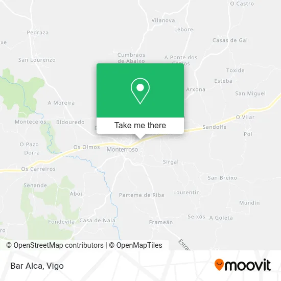 Bar Alca map