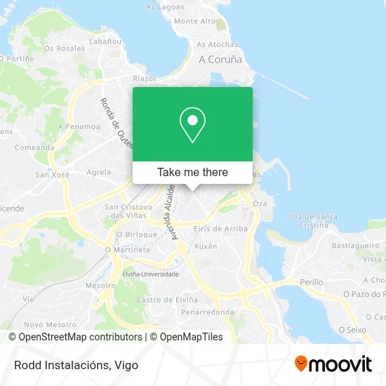 Rodd Instalacións map