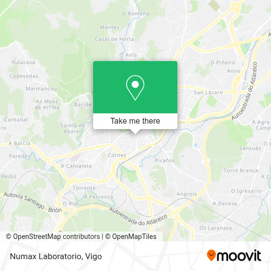 Numax Laboratorio map