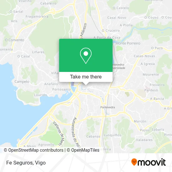 Fe Seguros map