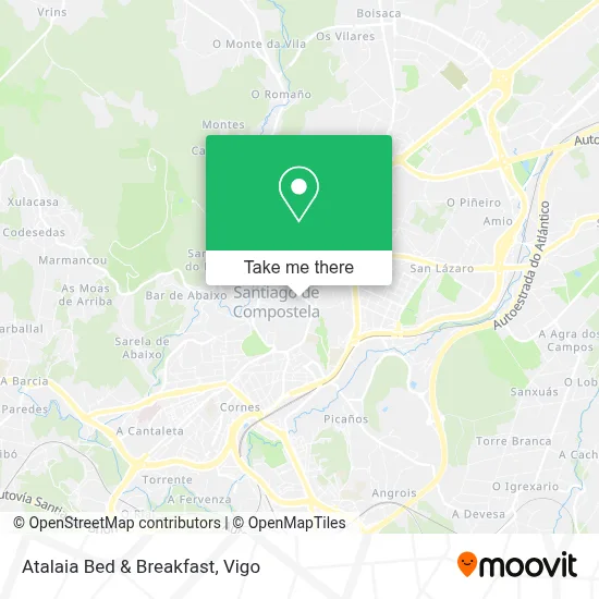 Atalaia Bed & Breakfast map