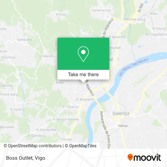 Boss Outlet map