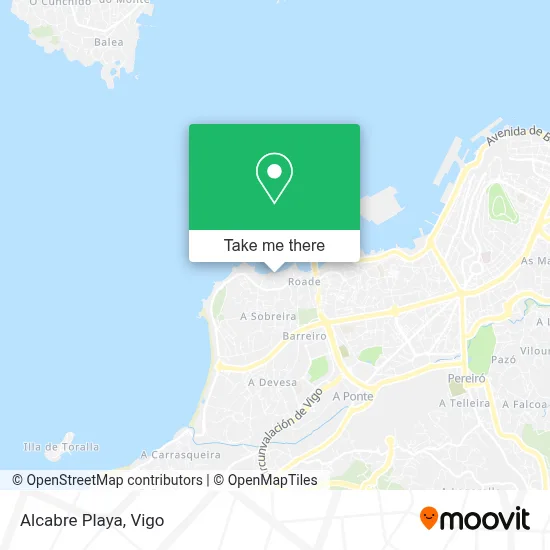 Alcabre Playa map