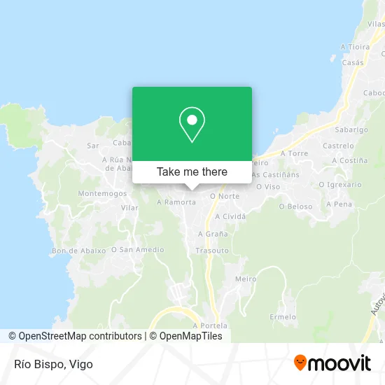 Río Bispo map