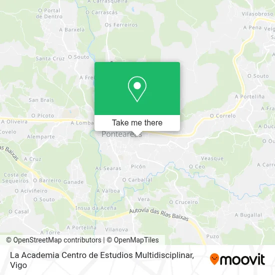 La Academia Centro de Estudios Multidisciplinar map