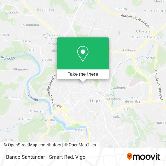 Banco Santander - Smart Red map