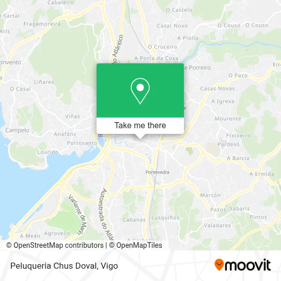 Peluqueria Chus Doval map