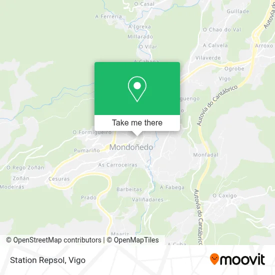 Station Repsol map