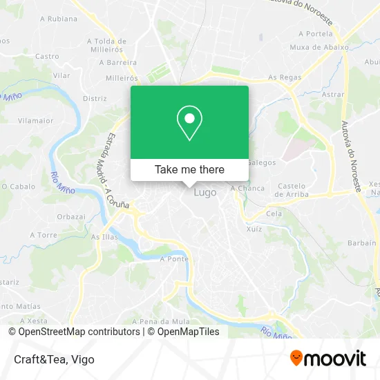 Craft&Tea map