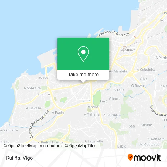 Ruliña map