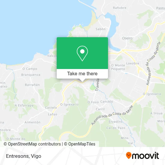 Entresons map
