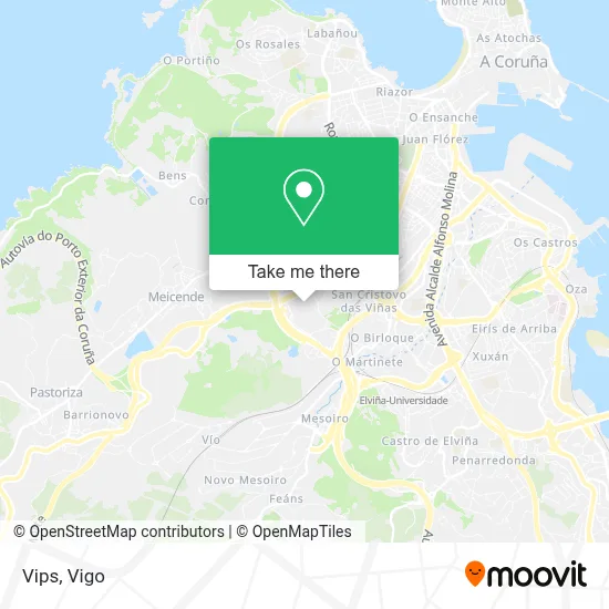 Vips map