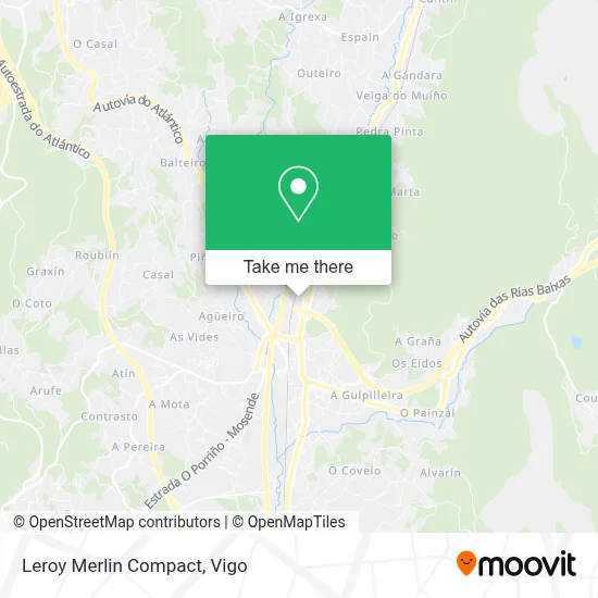Leroy Merlin Compact map