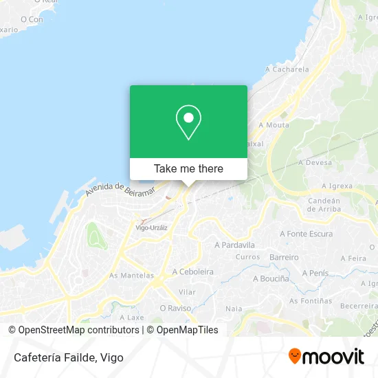 Cafetería Failde map
