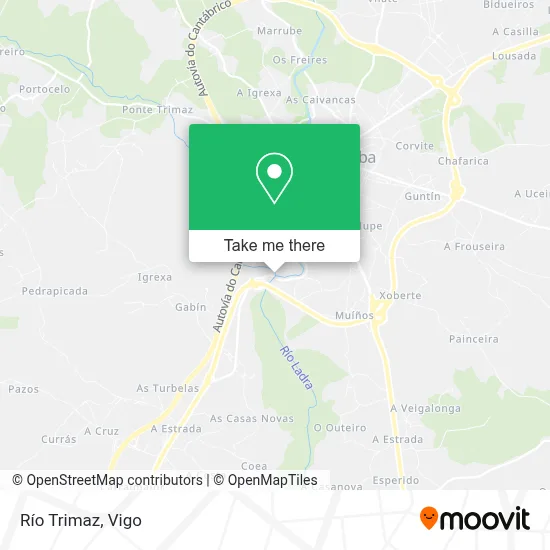Río Trimaz map