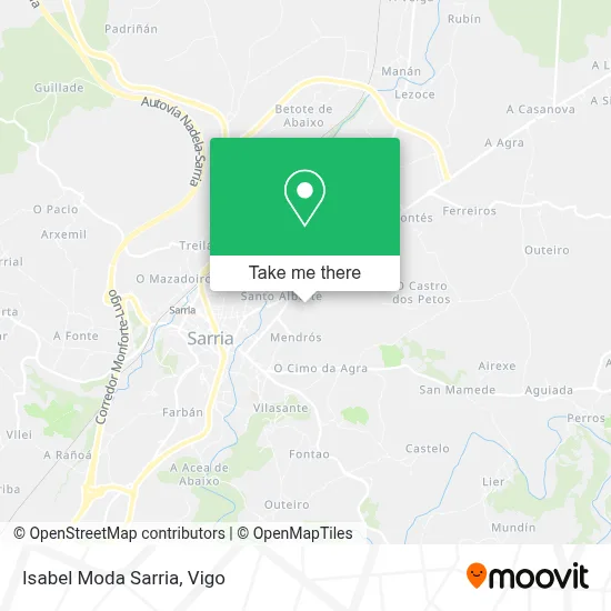 Isabel Moda Sarria map