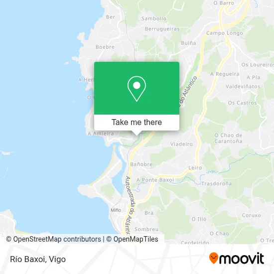 Río Baxoi map
