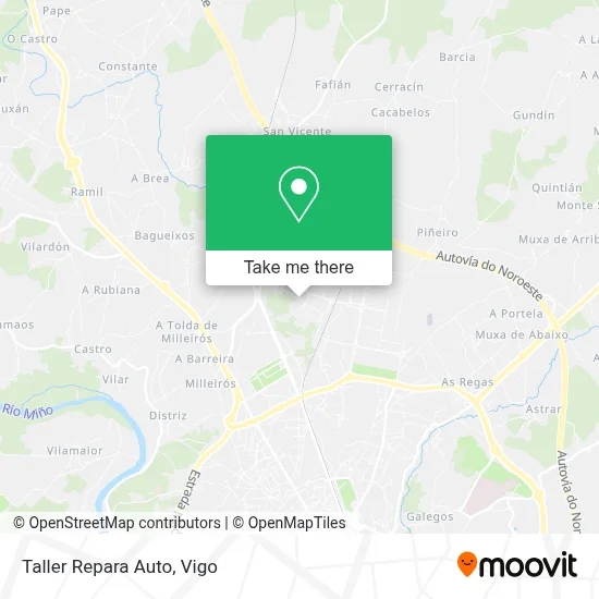 Taller Repara Auto map