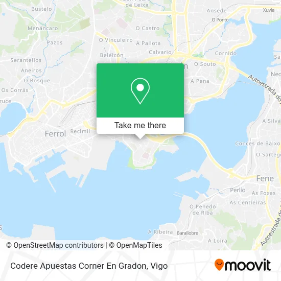 Codere Apuestas Corner En Gradon map