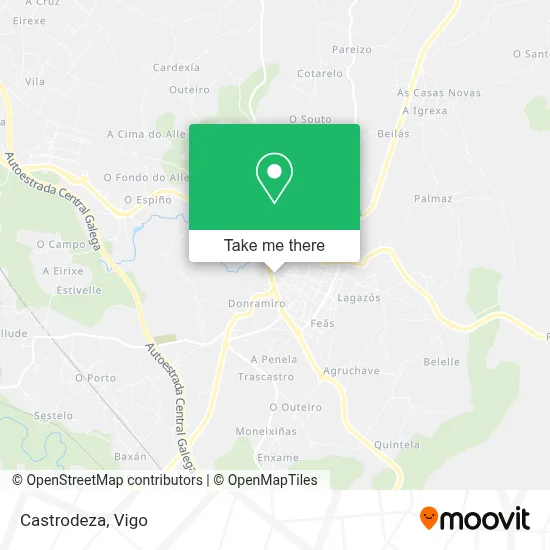 Castrodeza map