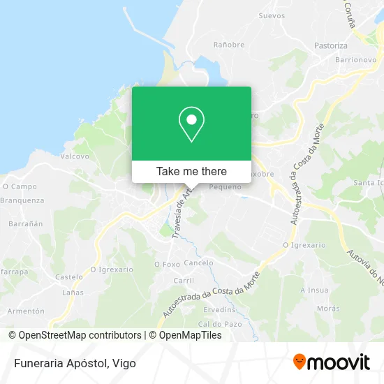 Funeraria Apóstol map