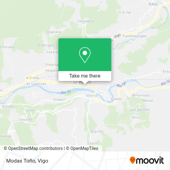Modas Toño map