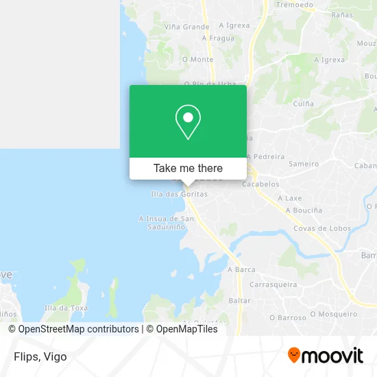 Flips map