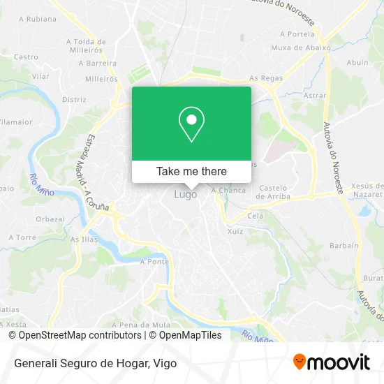 Generali Seguro de Hogar map