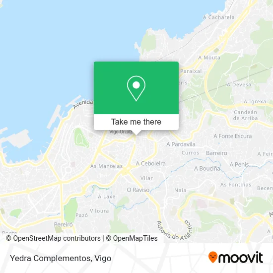 Yedra Complementos map