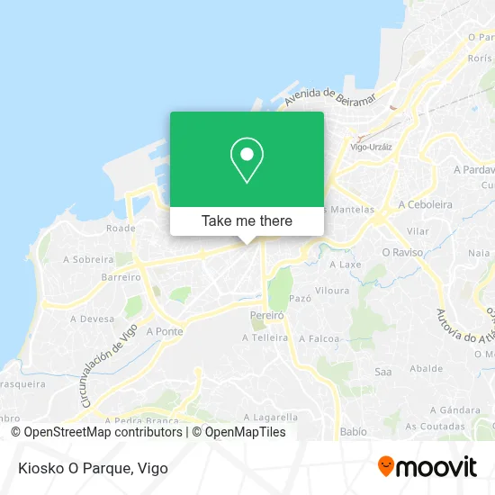Kiosko O Parque map