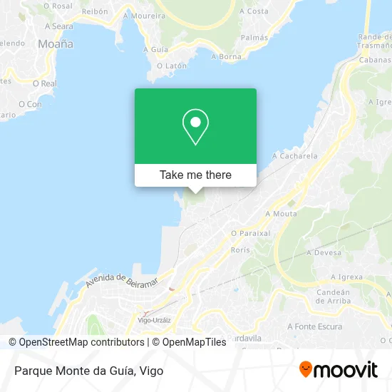 Parque Monte da Guía map